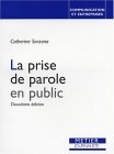 La prise de parole en public