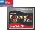 Carte Compact Flash - Extreme IV - 8 Go