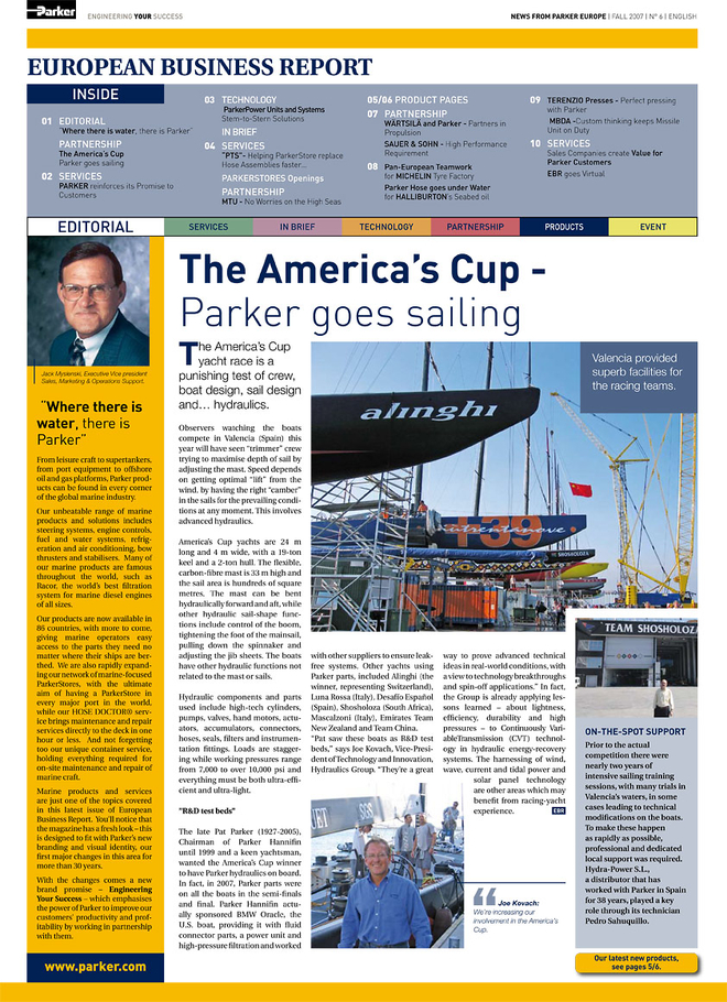 Paul Snelgrove - Magazine PARKER HANNIFIN