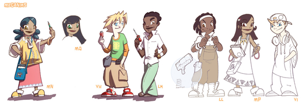Achile - Personnages pour le manga Rootkids