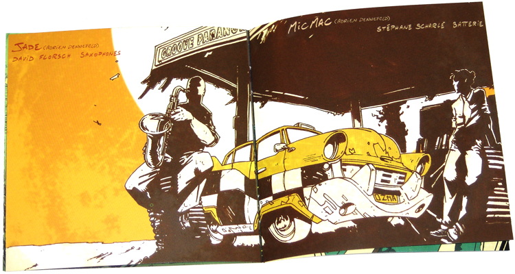 Achile - graphiste illustrateur pour CD