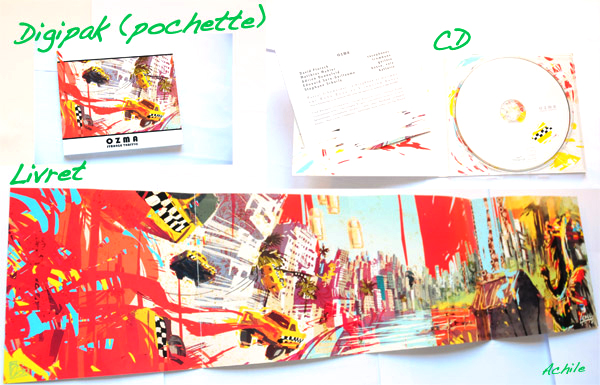 Achile - Graphiste illustrateur pour un album de musique