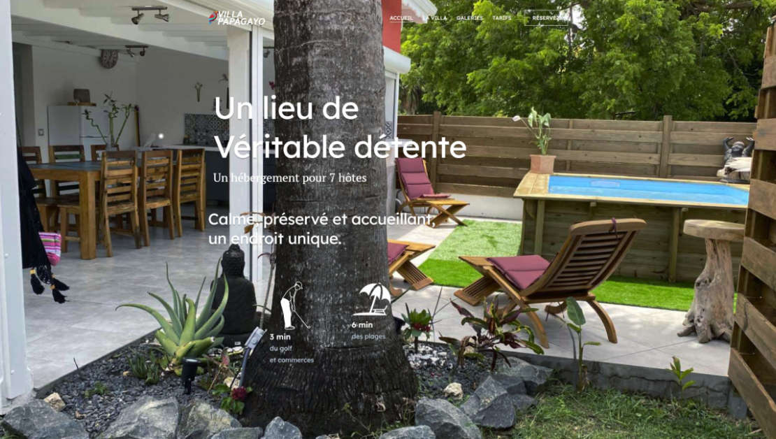 Agence web Kawuk - Villa Papagayo