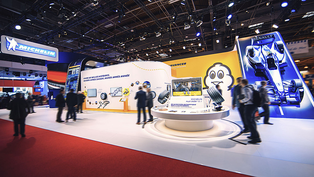 ALD by Galis - Réalisation d'u stand d'exposition Michelin