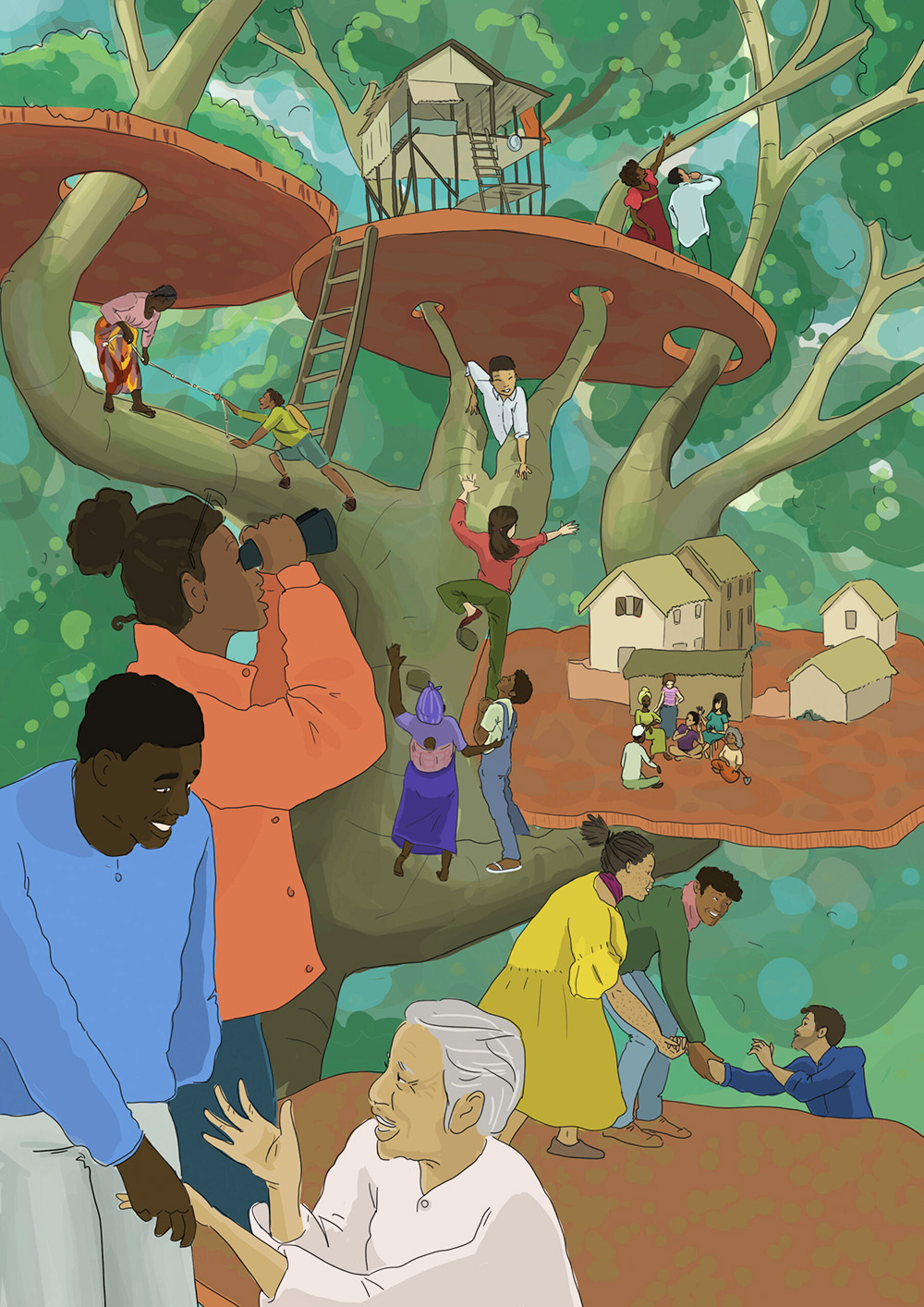 Alice Colson - Illustration pour une couverture d'un ouvrage