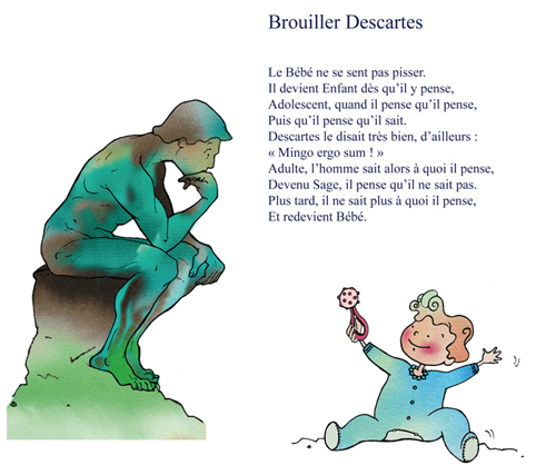 Alice Laverty - Illustrations d'un penseur observant un bébé