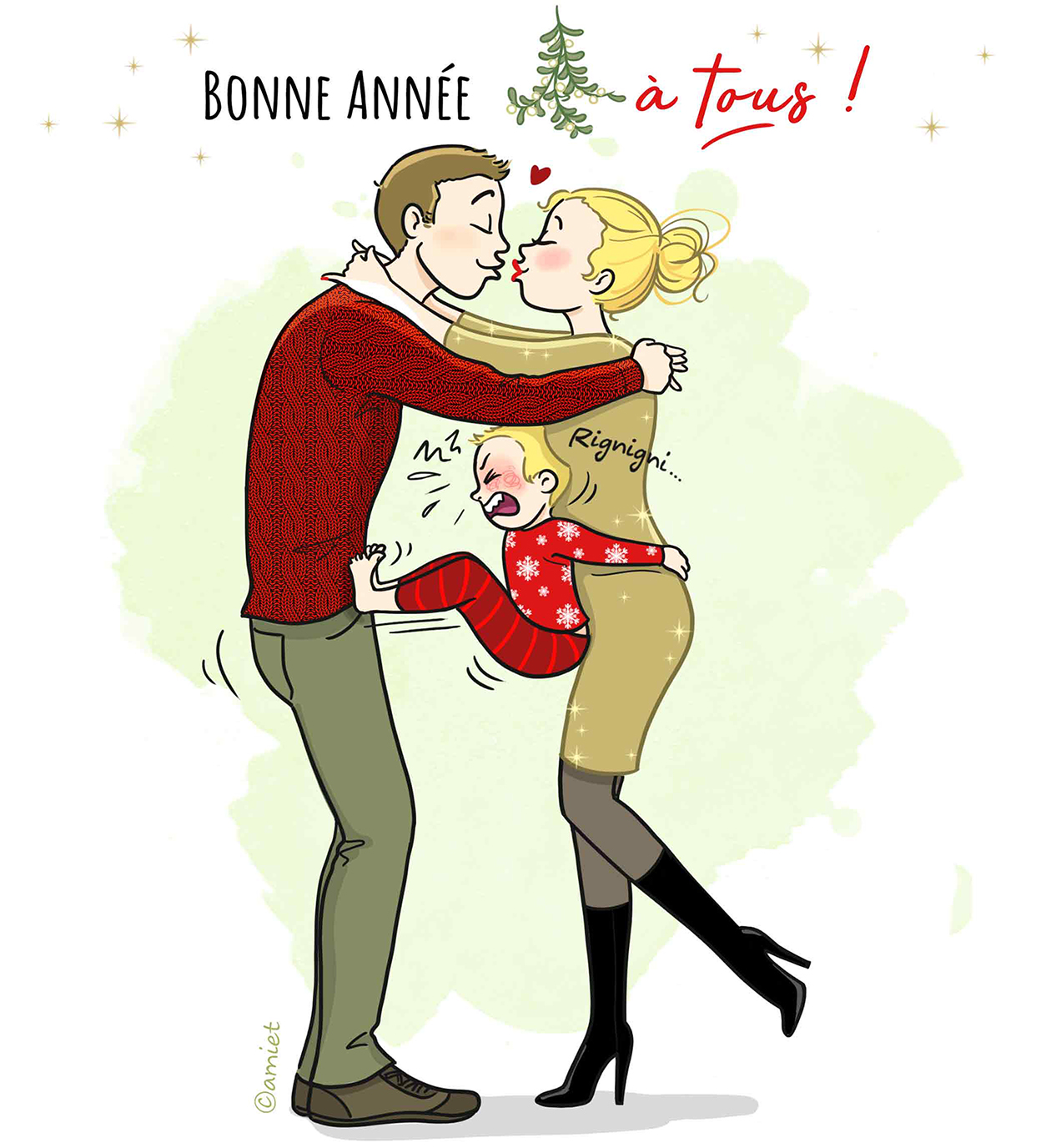 Christelle Amiet - Vie de famille