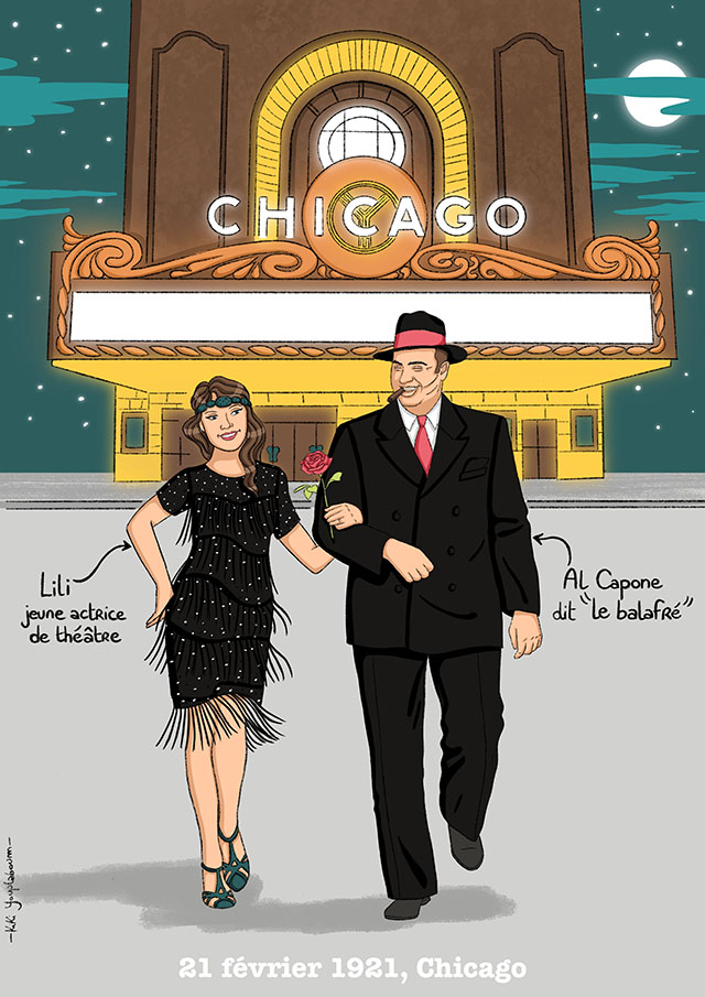 Christelle Fortrat - Illustration Al Capone