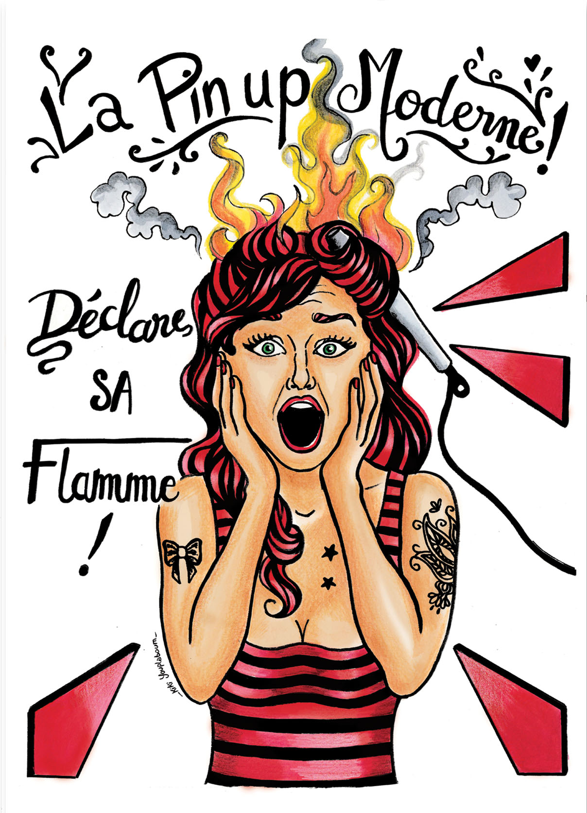Christelle Histe - La pin up Moderne déclare sa flamme