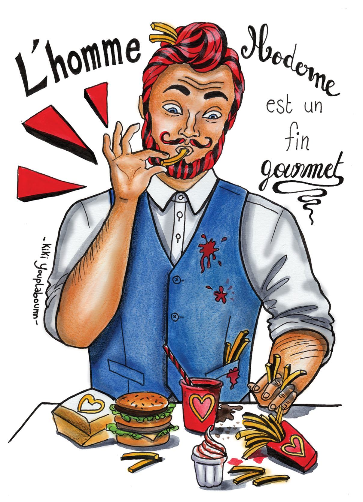 Christelle Histe - L'Homme Moderne est un fin gourmet