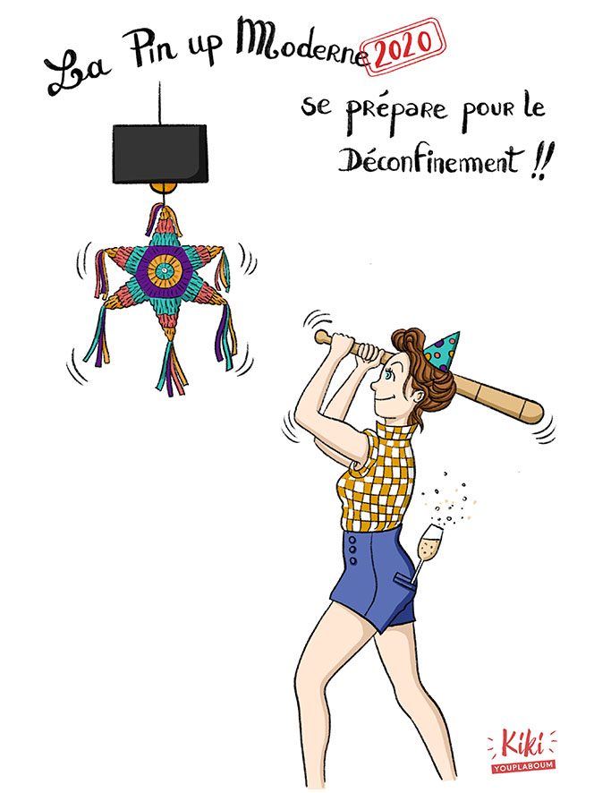 Christelle Histe - La pin up moderne se prépare pour le déconfinement !
