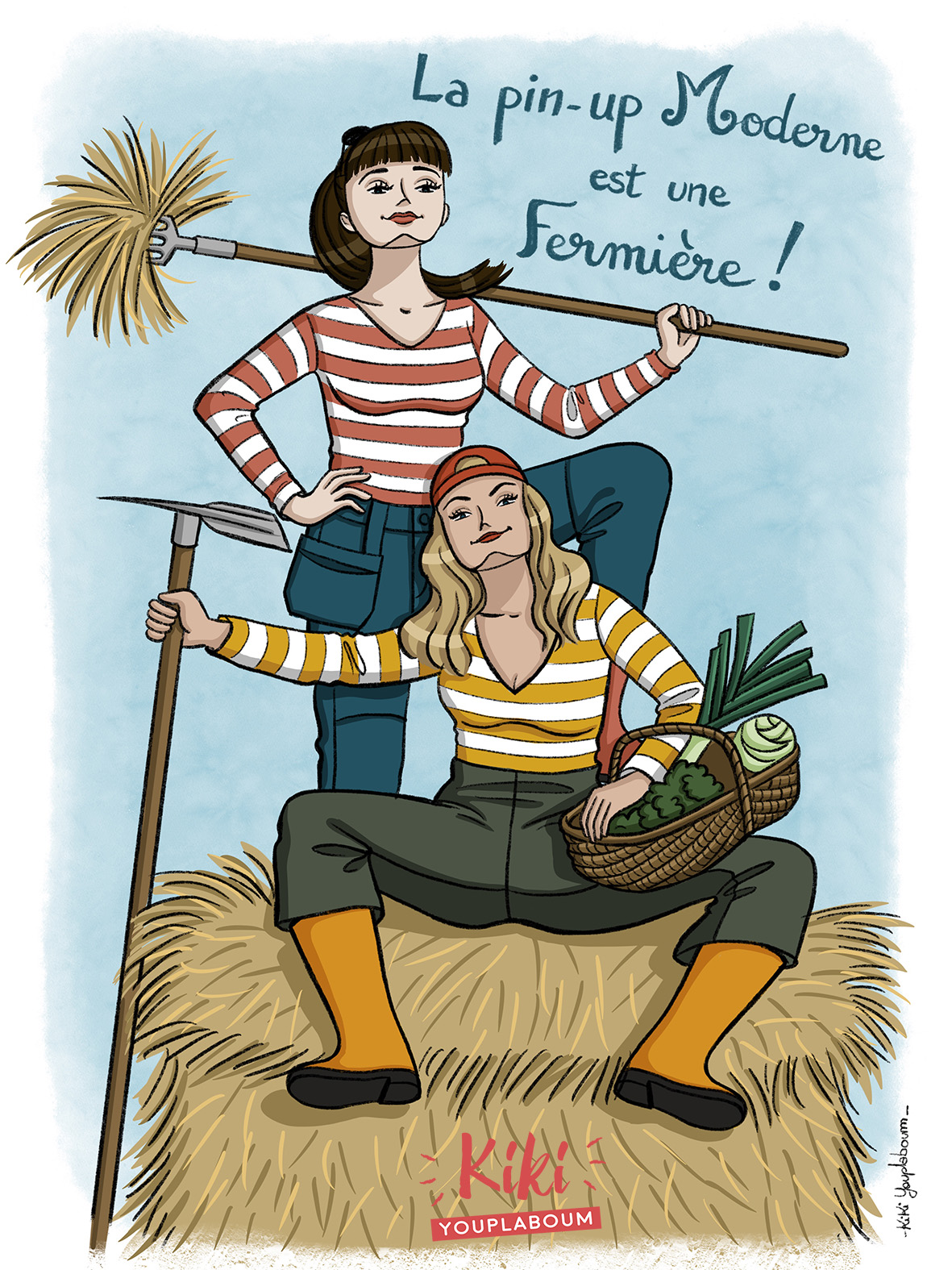 Christelle Histe - La pin up Moderne est une fermière !