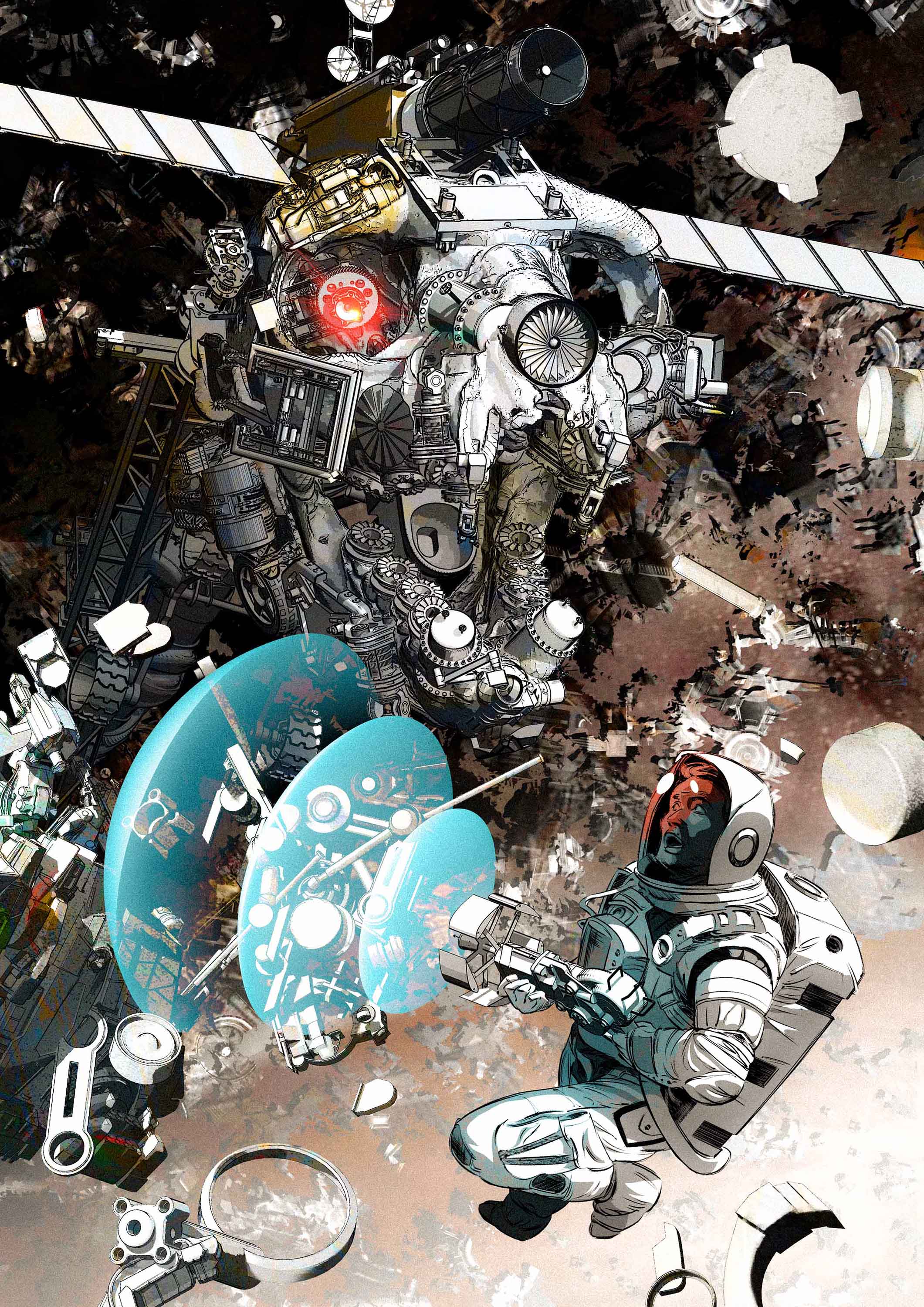 Christophe Esquerré - Space Trash - Science ficton- Toulouse