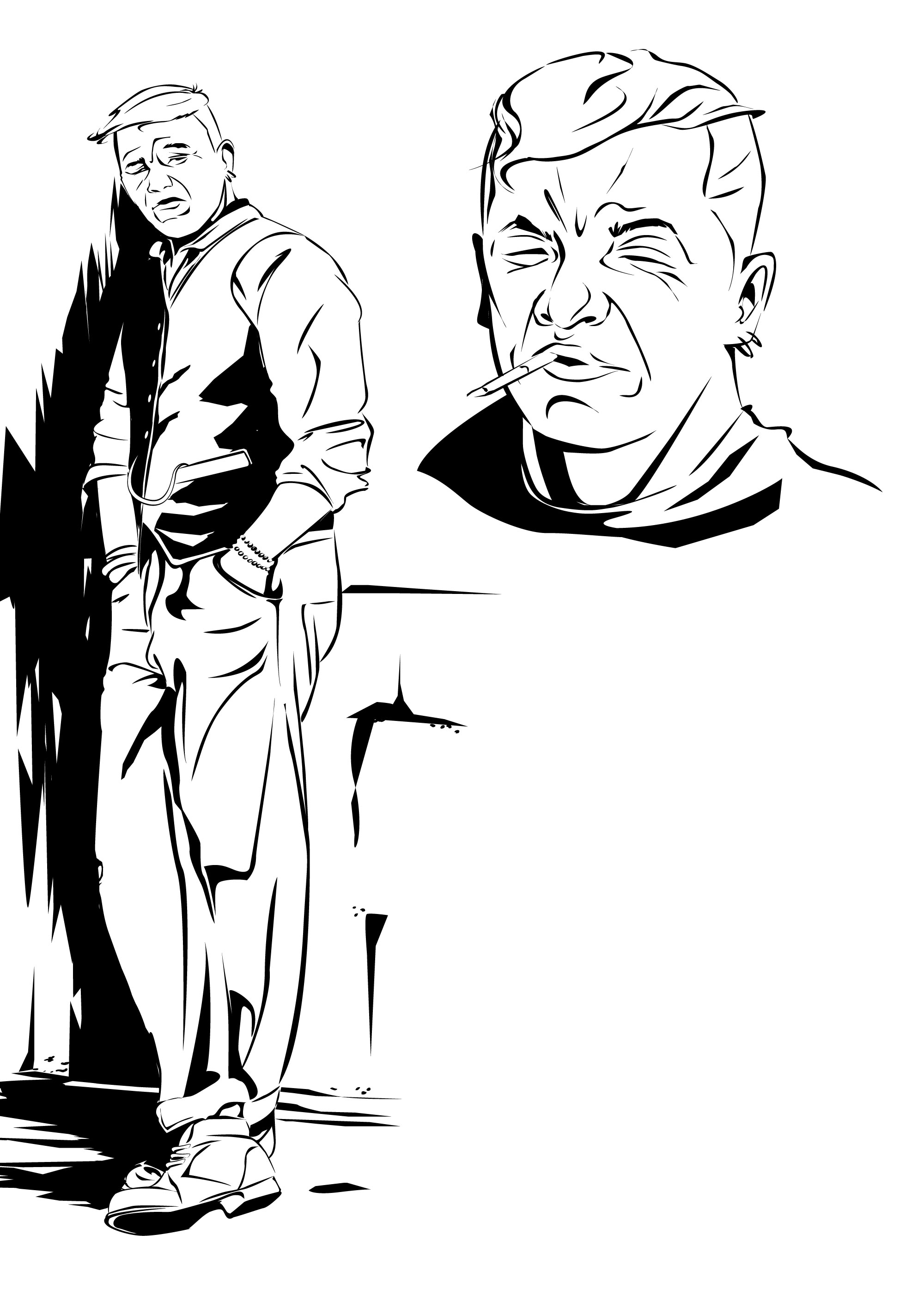 Christophe Esquerré - Personnage-Encrage numérique-TOULOUSE
