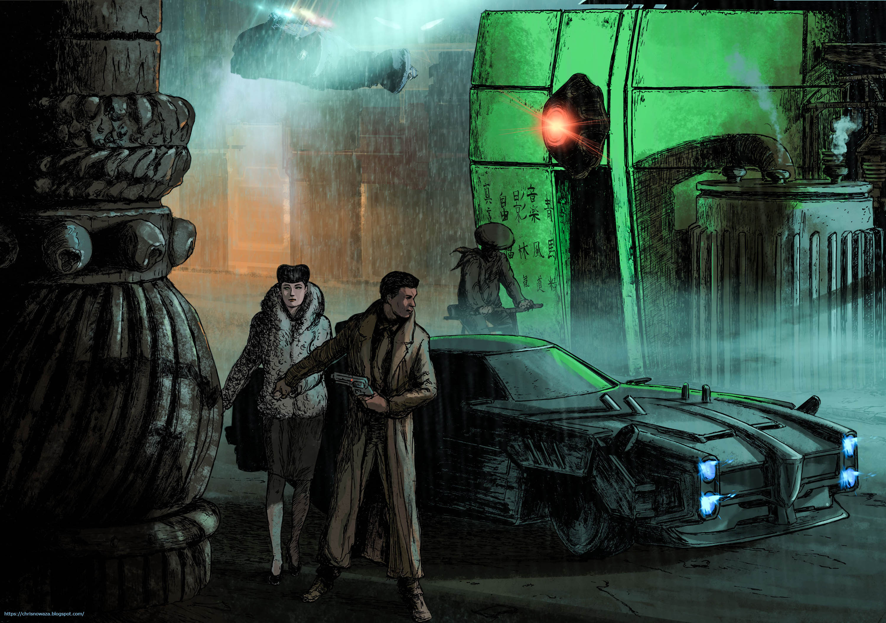 Christophe Esquerré - Blade runner- Fan art