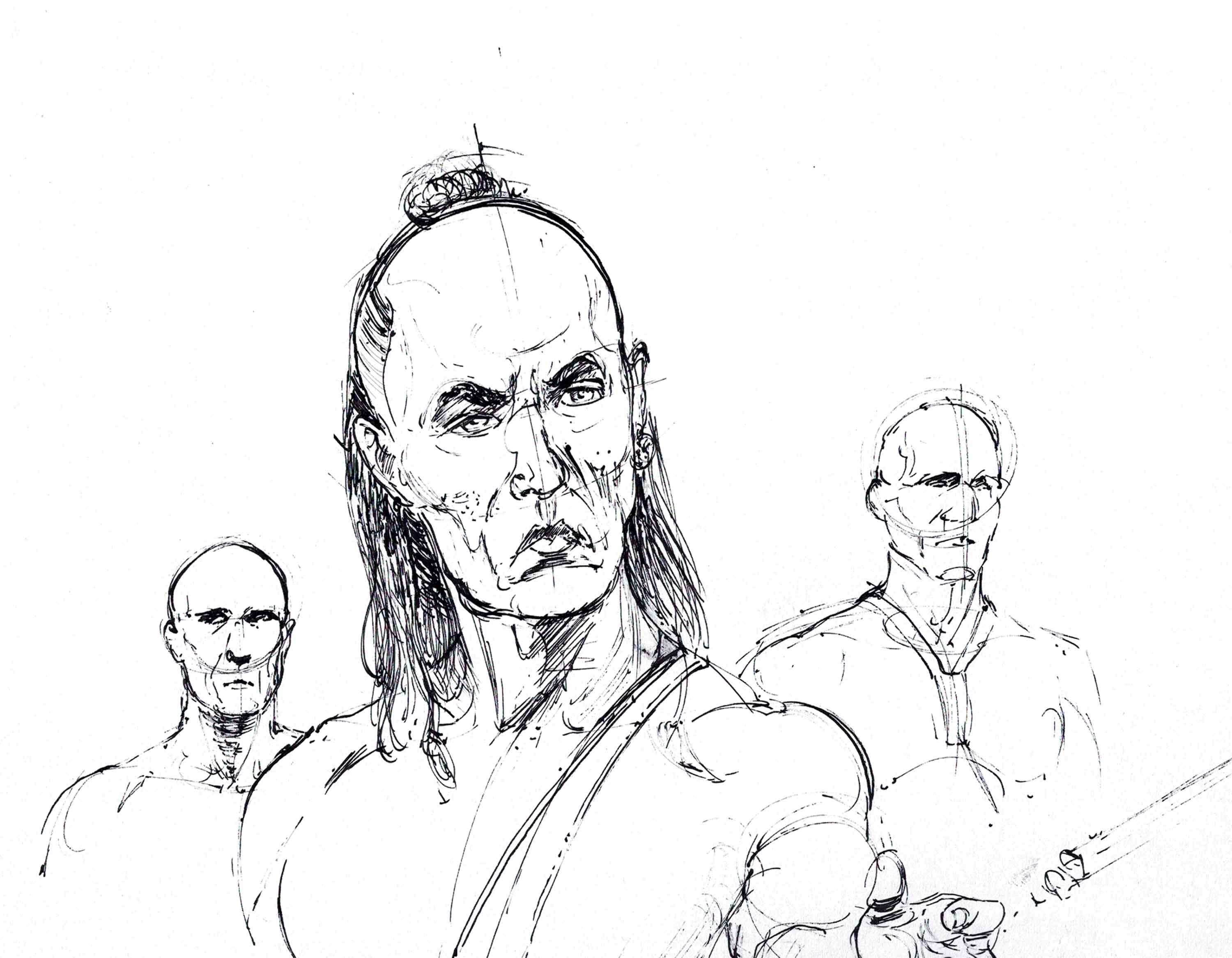 Christophe Esquerré - encre de chine- indian ink - Toulouse