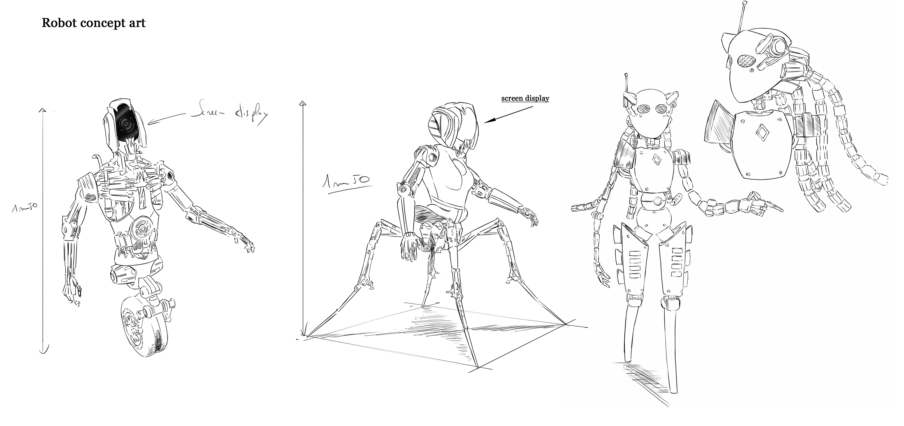 Christophe Esquerré - Robot concept art
