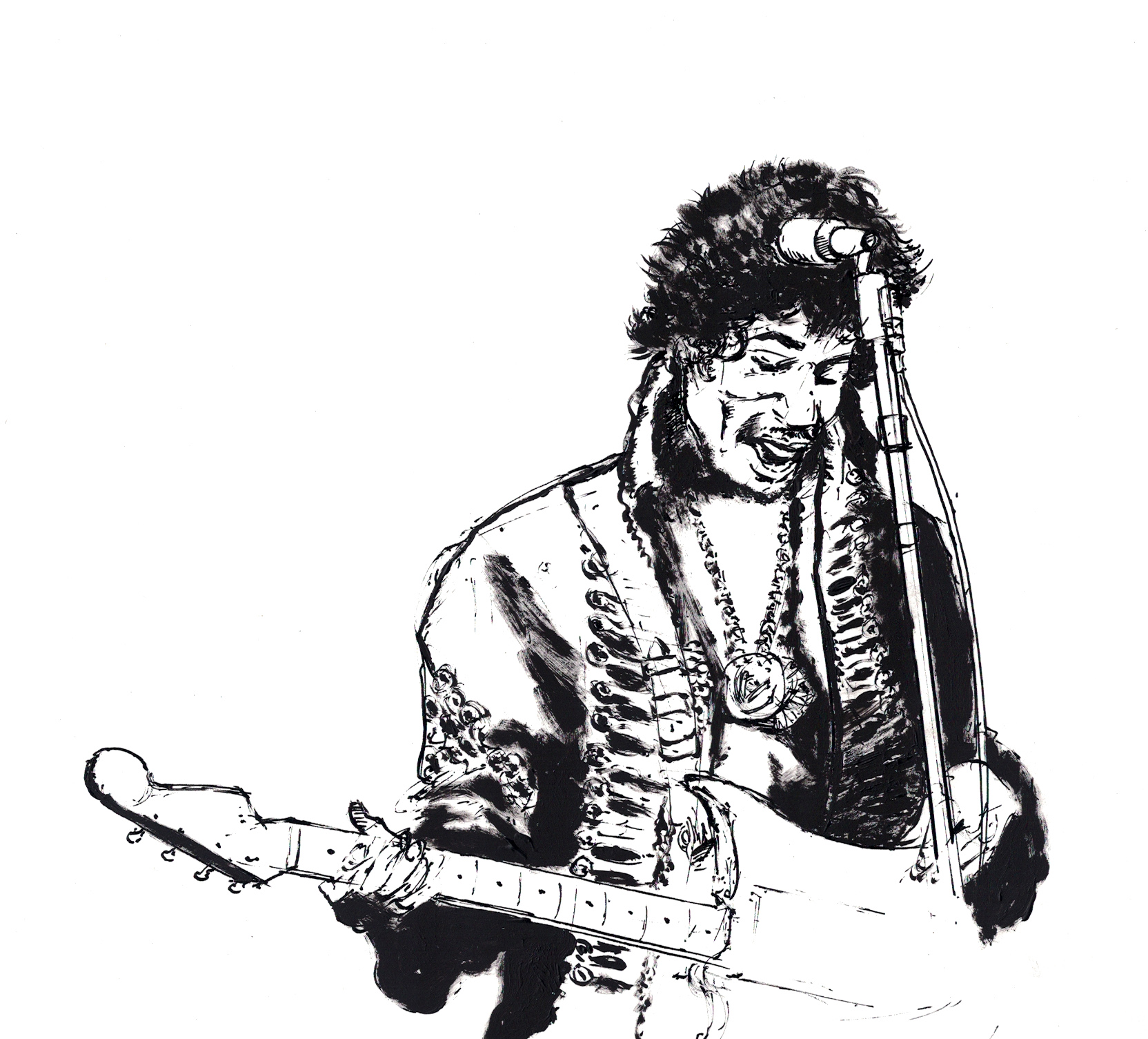 Christophe Esquerré - sketch à l'encre