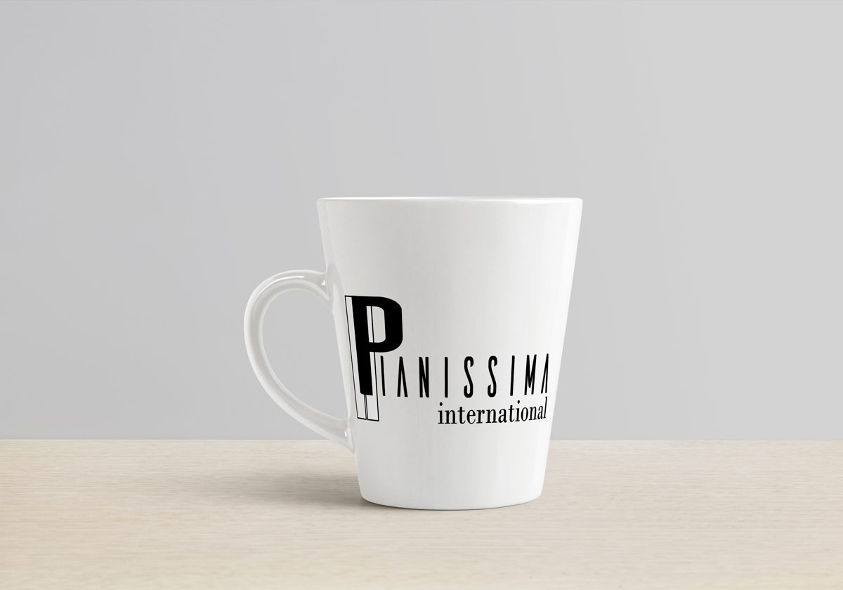Emilia Webdesign - Logo du concours de piano, Pianissima International graphiste Lille