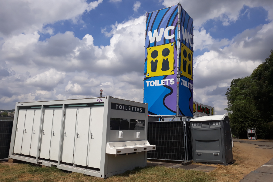 Happee Services - Module 16 WC Raccordable pour Lollapalooza