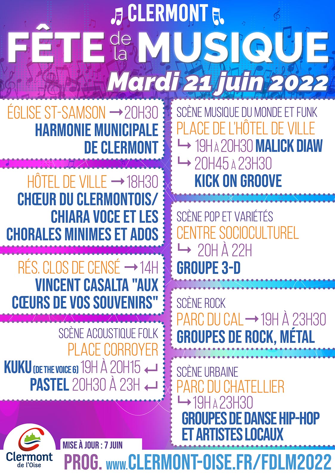 HJC Conseil - Stratégie et Communication - Fête de la Musique / programme