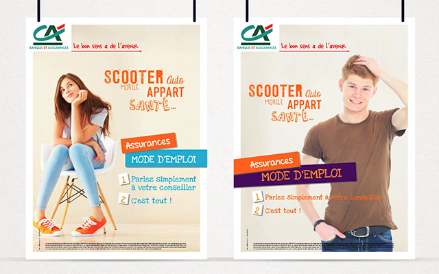Indiana - Campagne d'affichage Crédit Agricole