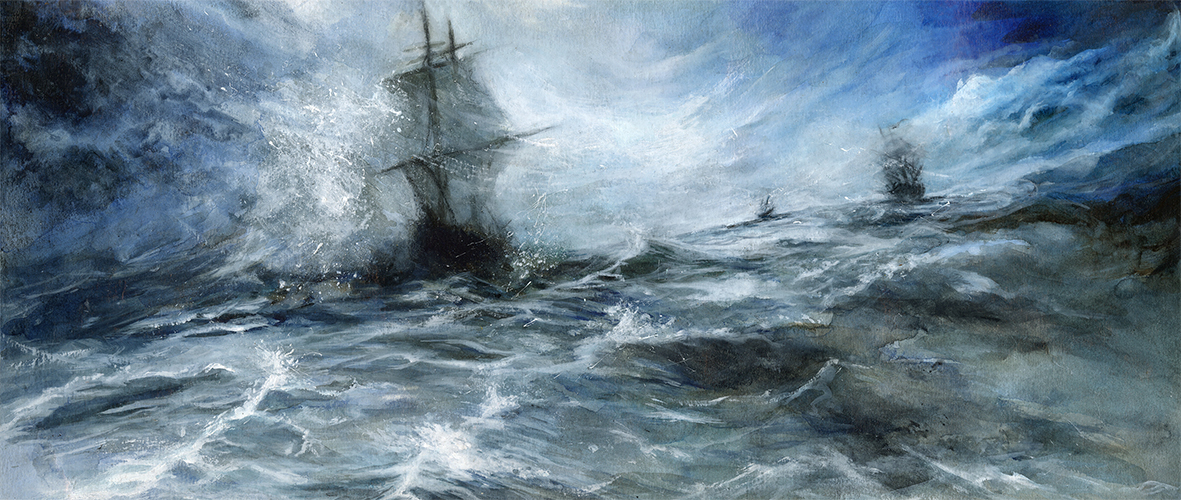 L'atelier de Jean - tempête en mer