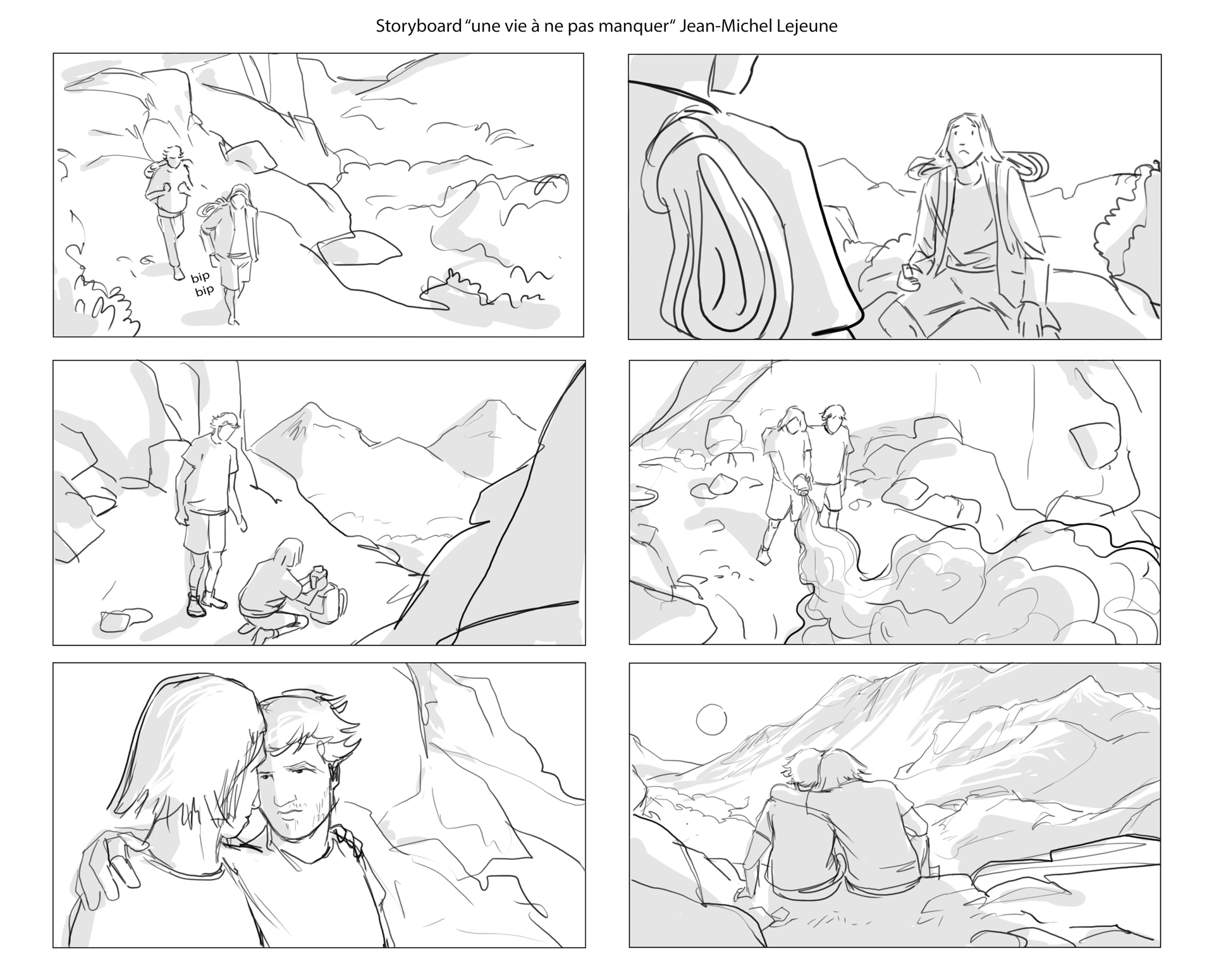 Julien Barthélemy - storyboard film