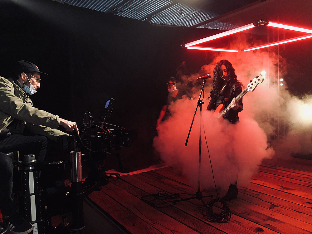StudioHK Streaming - Décor pour un concert de Musique en Live streaming