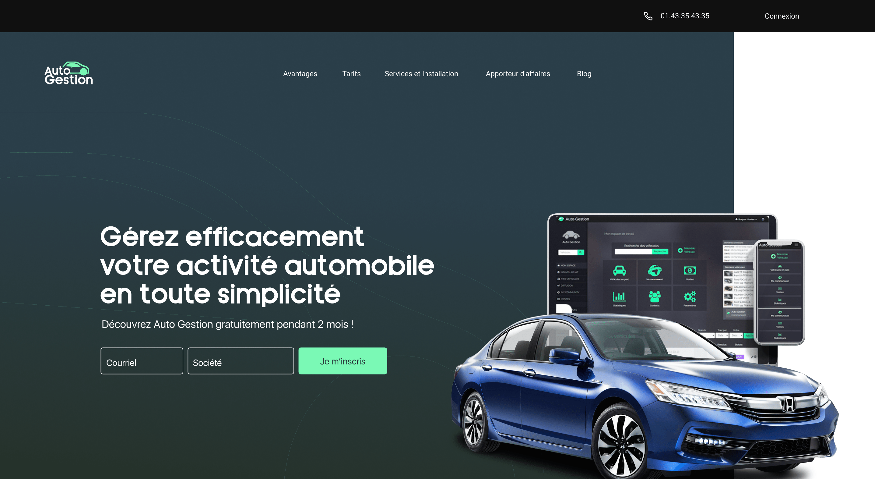Lucky Logic - Création de site web pour AutoGestion