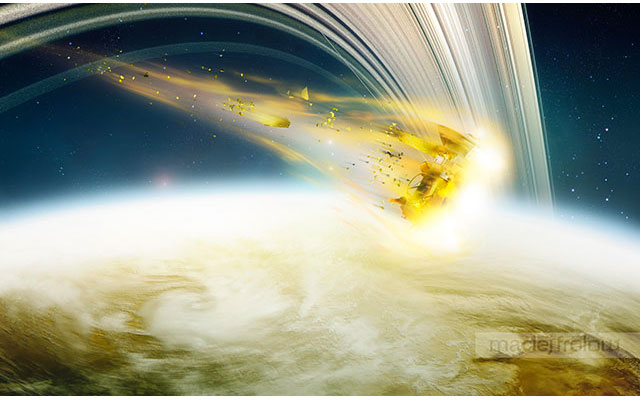 Maciej Frolow - Illustration sonde Cassini