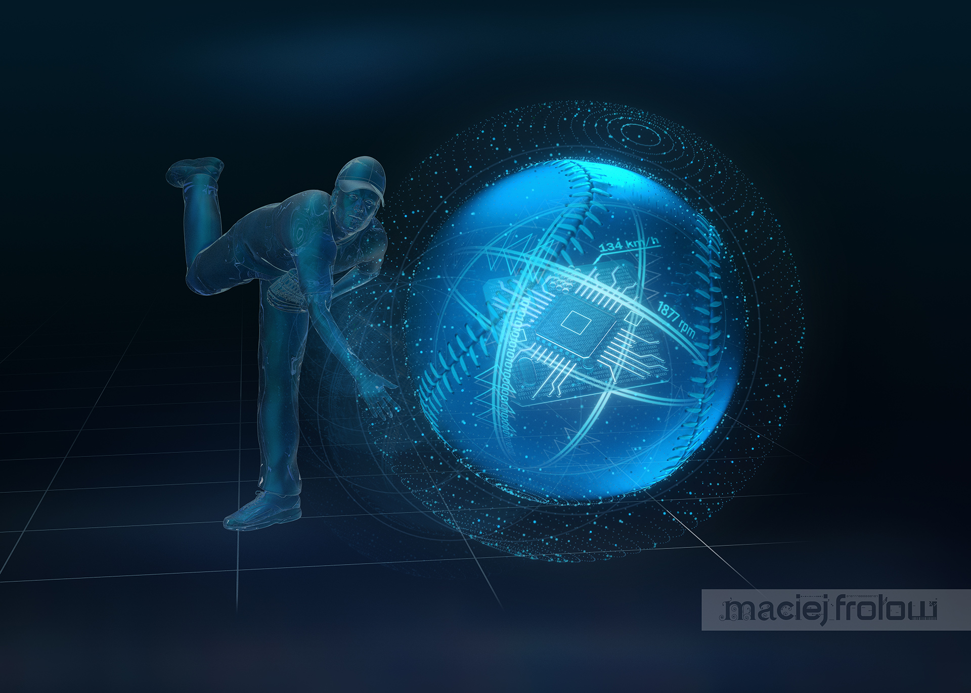 Maciej Frolow - Balle de baseball connectée