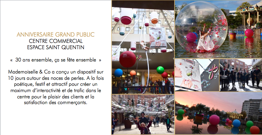 Mademoiselle & Co - Noces de perle pour le centre commercial de St Quentin