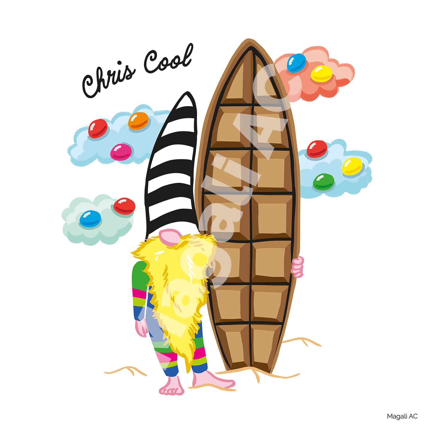 Magali AC illustration - Dessin textile couleurs Bretagne illustrateur Angers