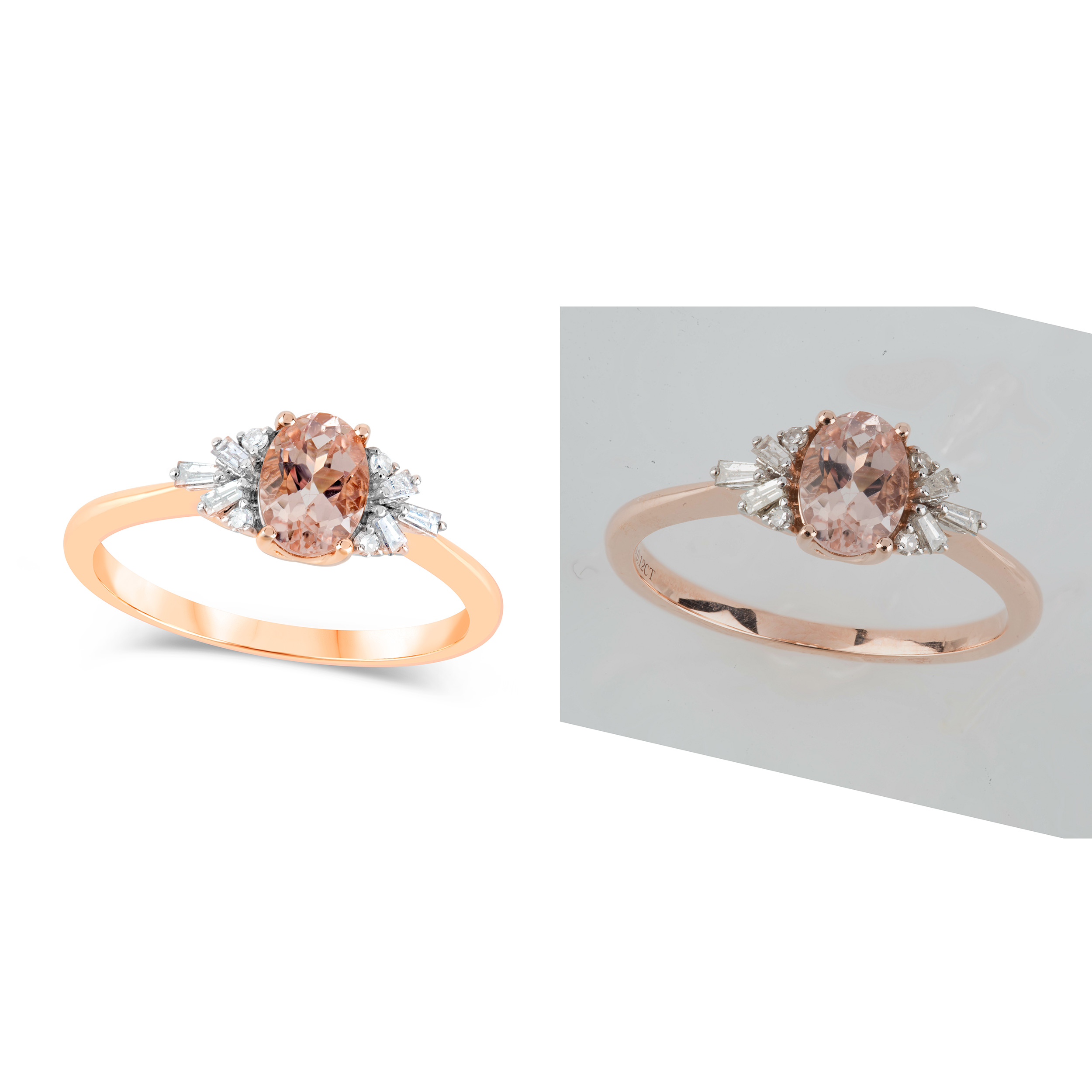 Pertochris - Retouche photo bijoux - Avant et après pour e-boutique