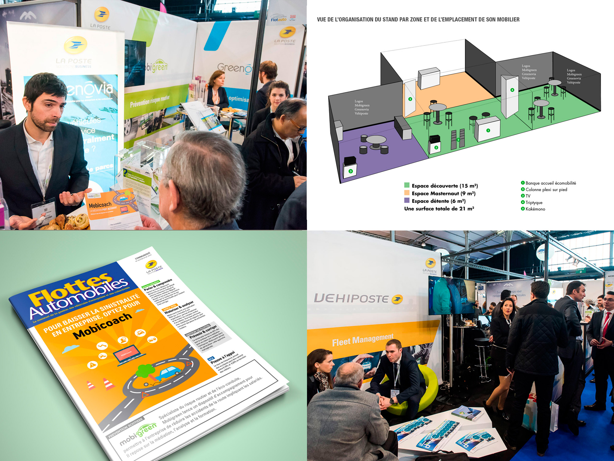 Studio NORDSUD Création - Stand pour La Poste solutions business