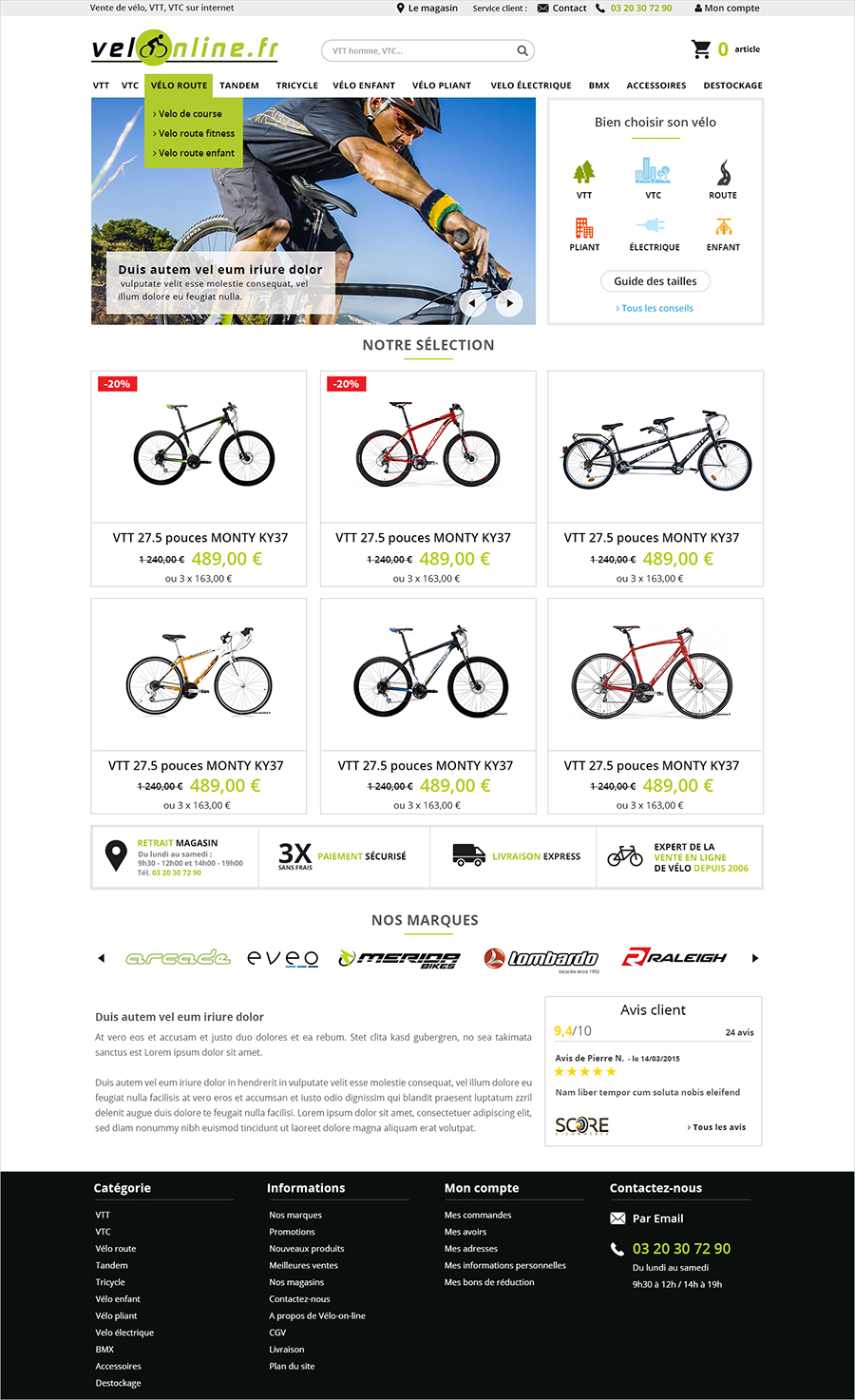 Pierre Noditza - Webdesign ecommerce de Vélo - Toulouse