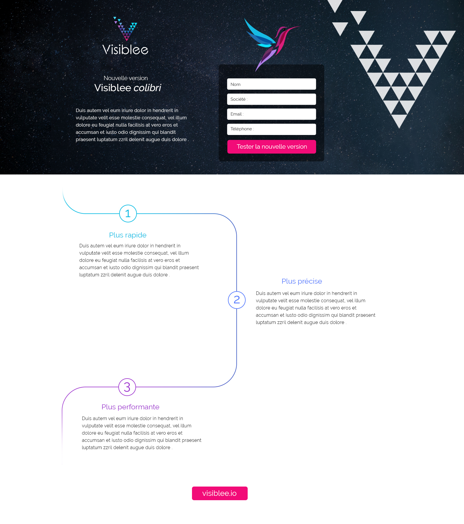 Pierre Noditza - Webdesign Landing Page - Toulouse