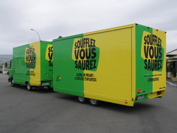 PODIOCOM - Petit Car Podium Animation Tour de France