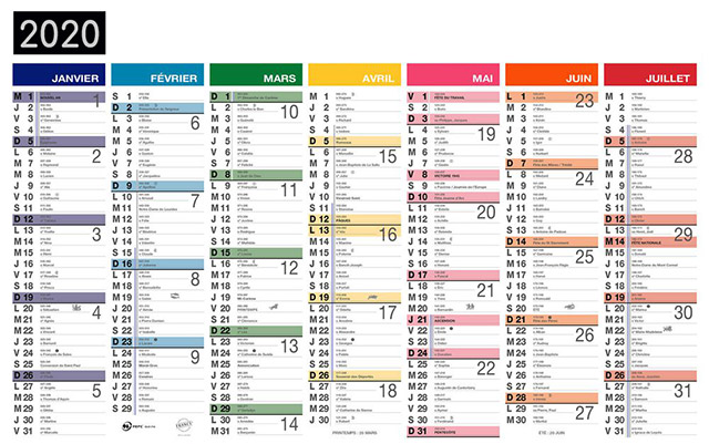 Printoclock - Calendrier 2021