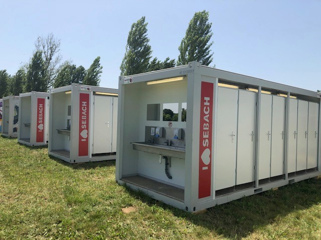 SEBACH France - Modulaires sanitaires WC , Douches et Lave-mains - festival