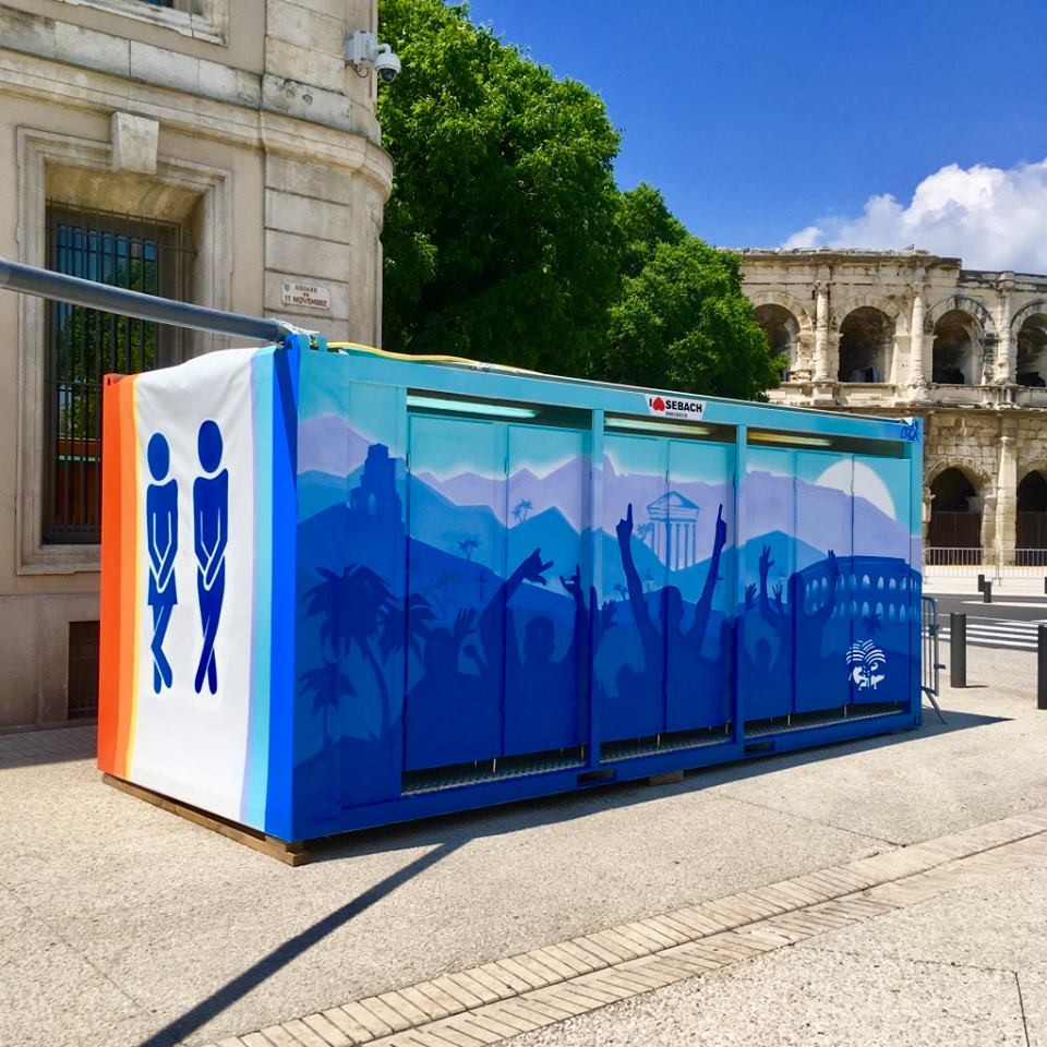 SEBACH France - Modulaires sanitaires Feria de Nîmes