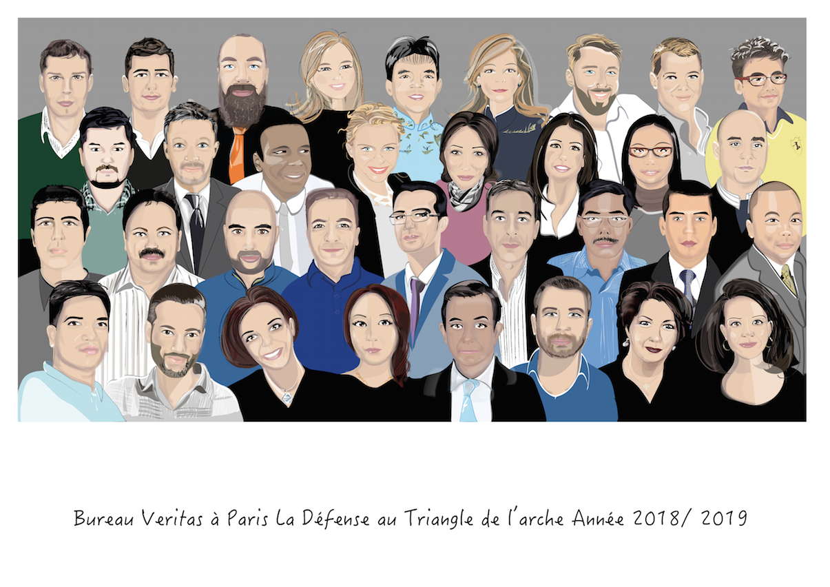 Severine Exer - Carte postale évènementielle couleur pour invités VIP Sté