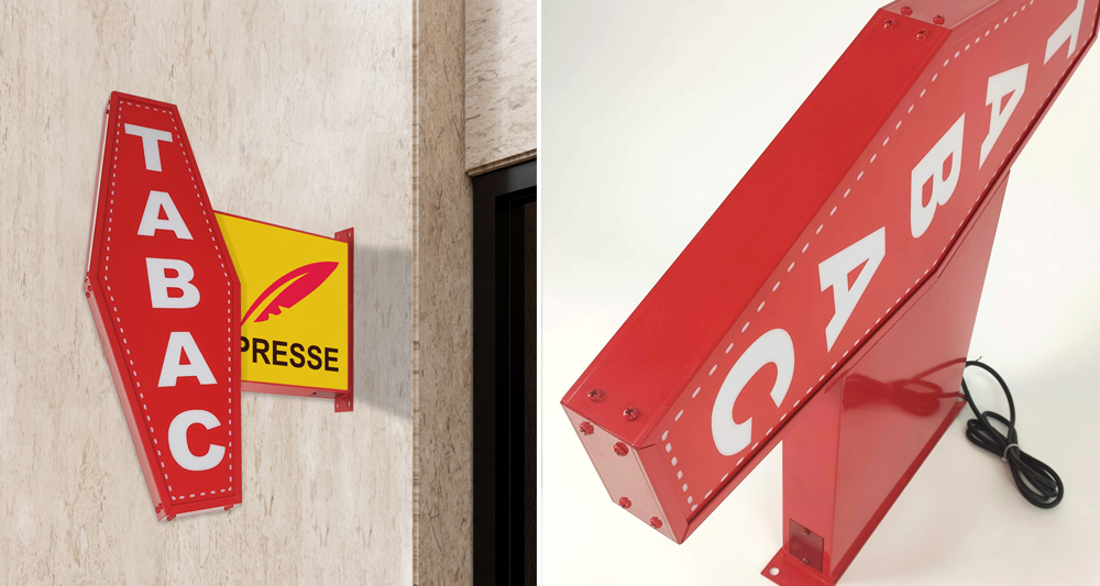SIGN24H EUROPE SL - Fabricant enseigne lumineuse tabac presse pas chère