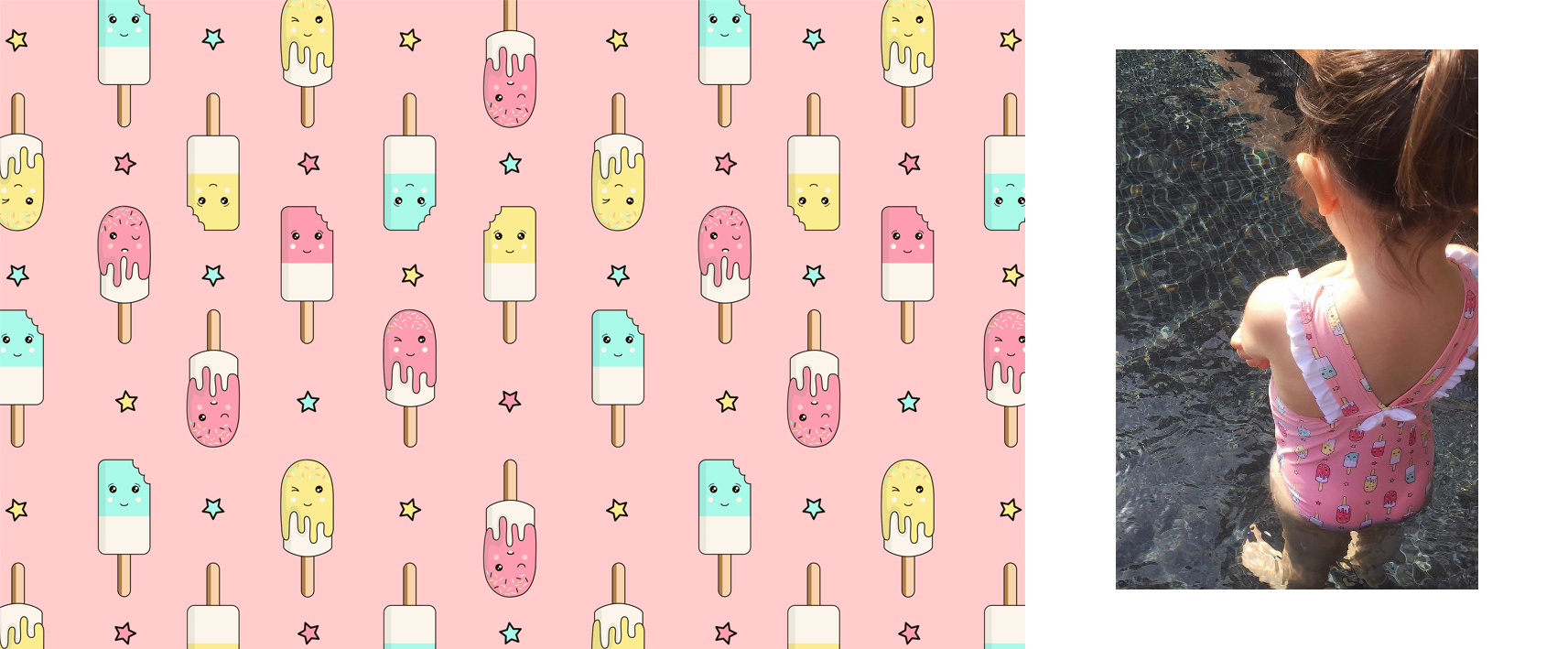 Sylvie Santelli - Dessin textile all-over La redoute baby