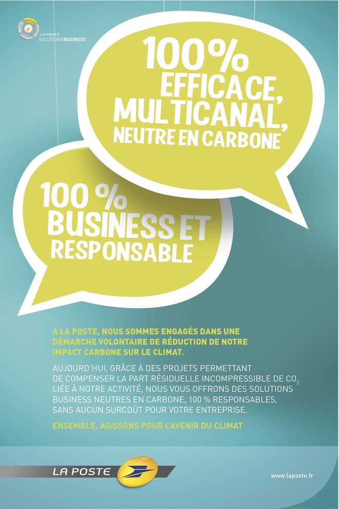 Aloé Vera - Conception-rédaction d'affiche pour la Poste