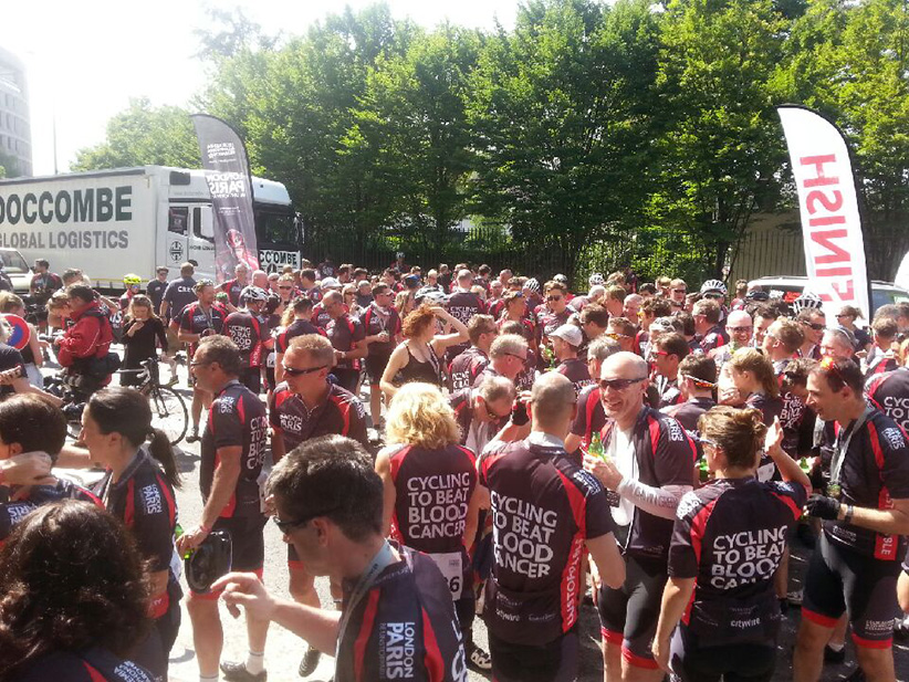 Totale Régie - Arrivée de la course Londres | Paris : Be Unstoppable